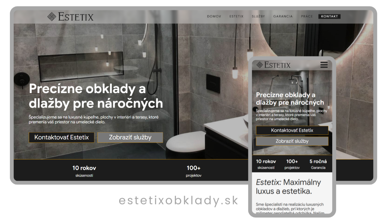 Stavpage Estetix obklady