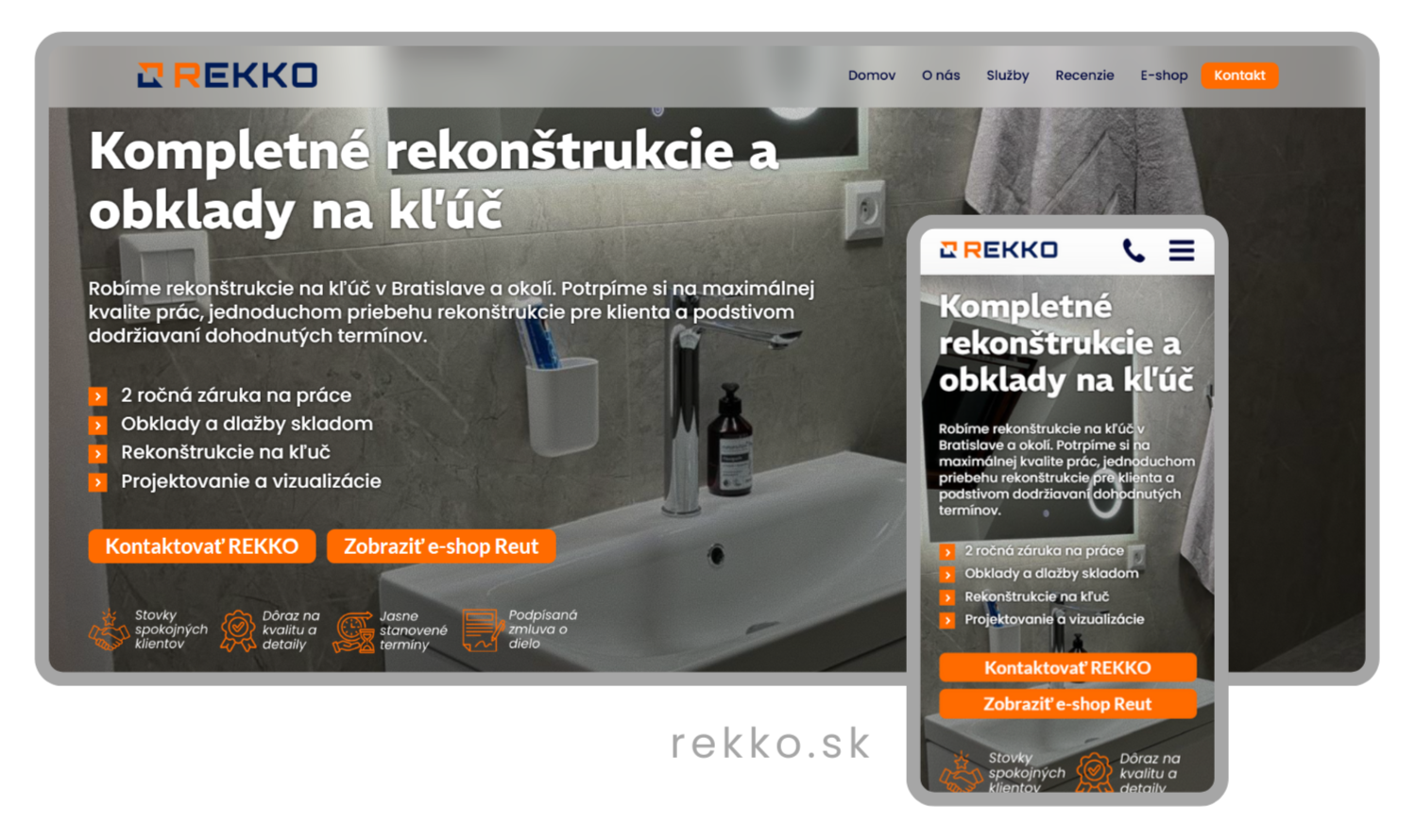 weby pre stavebné firmy