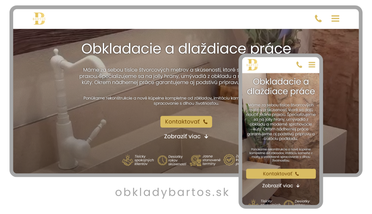 Stavpage Obklady Bartoš