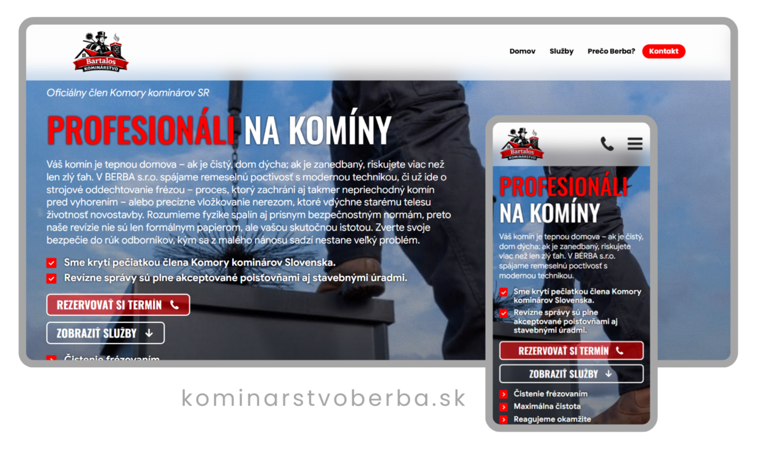 weby pre stavebné firmy