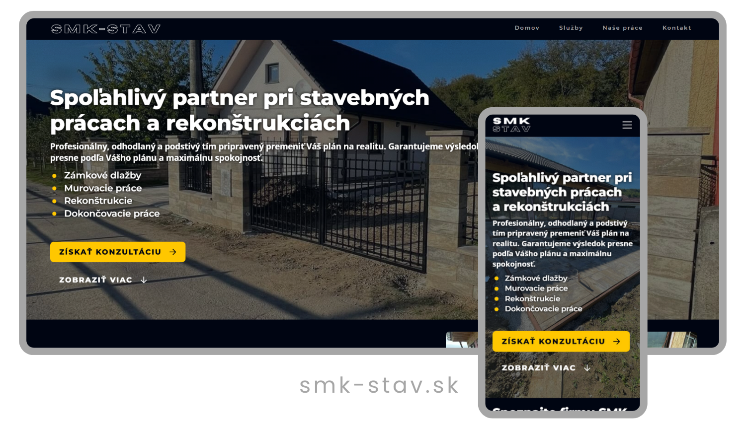 Stavpage SMK-Stav